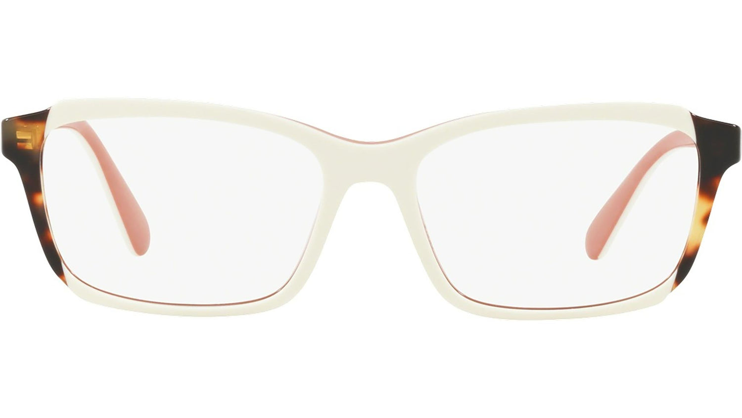 PR 03VV 0R91O1 top ivory and pink and havana