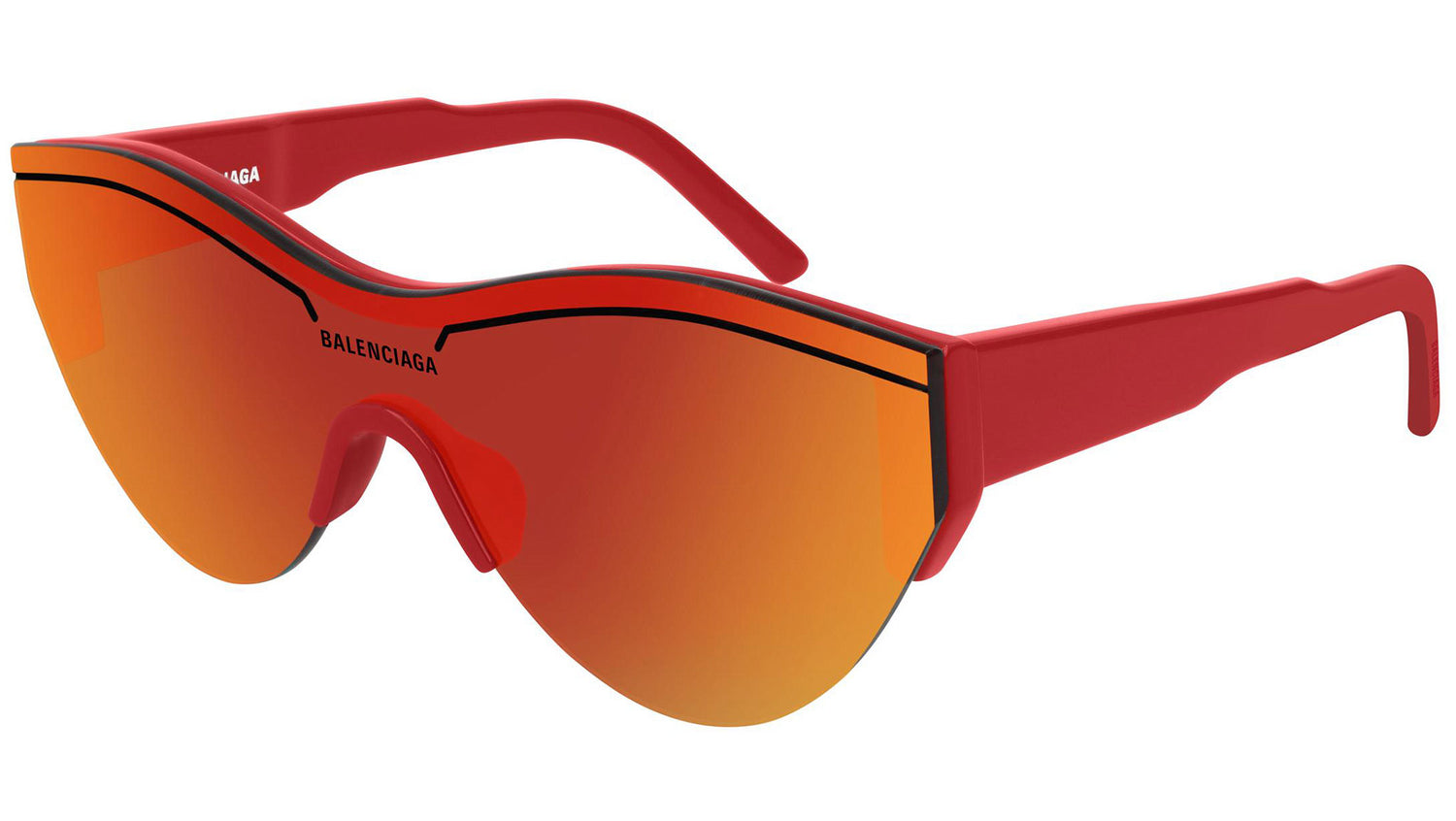 BB0004S 003 shiny solid red