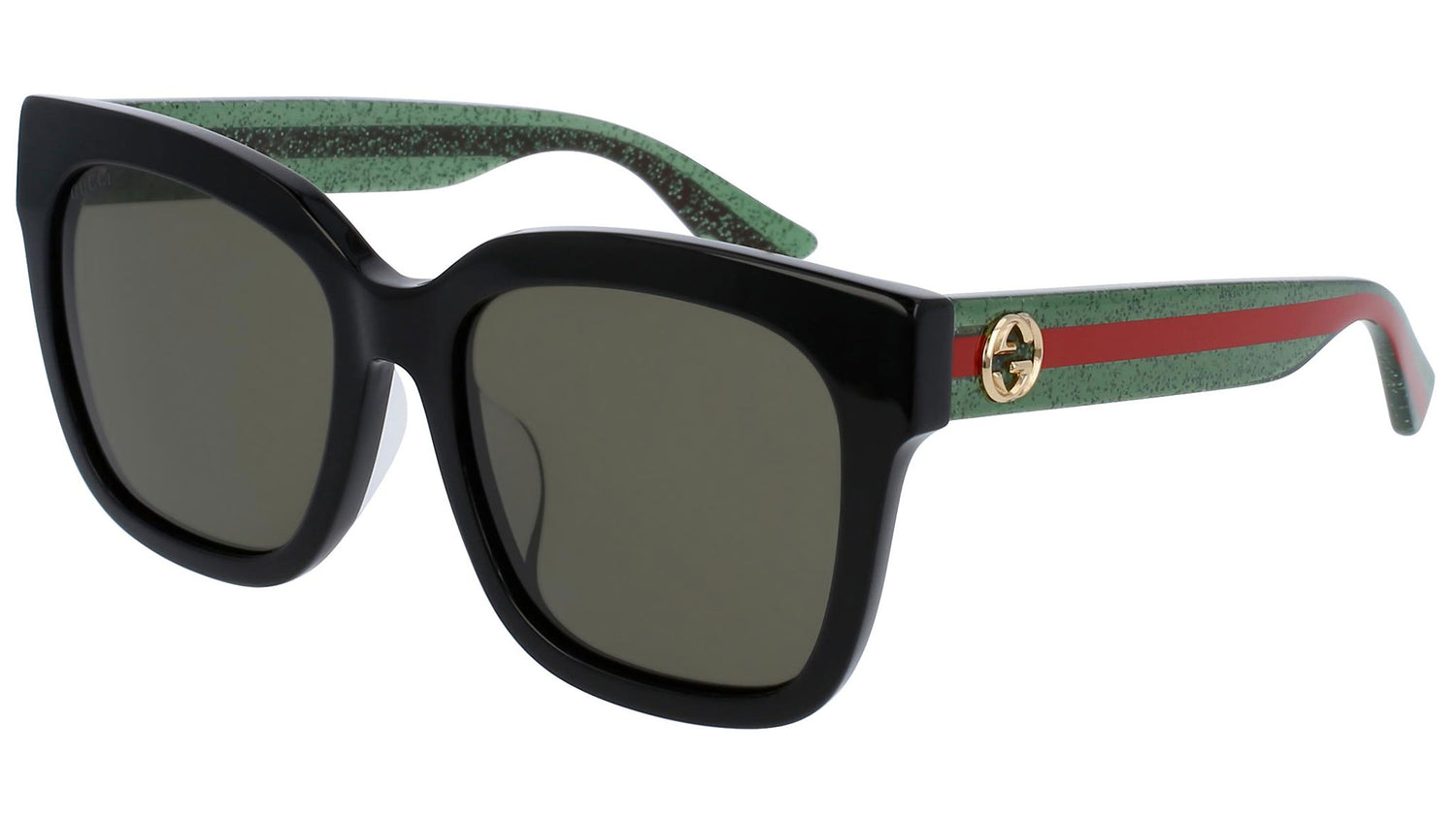 GG0034SA shiny black and green