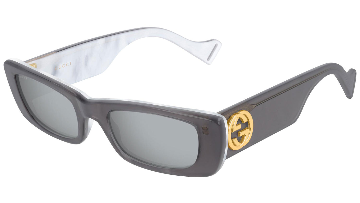 GG0516S 002 Grey Silver