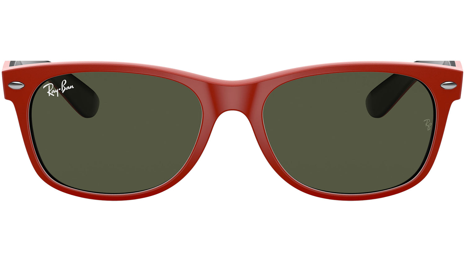 New Wayfarer Color Mix RB2132 rubber red on black