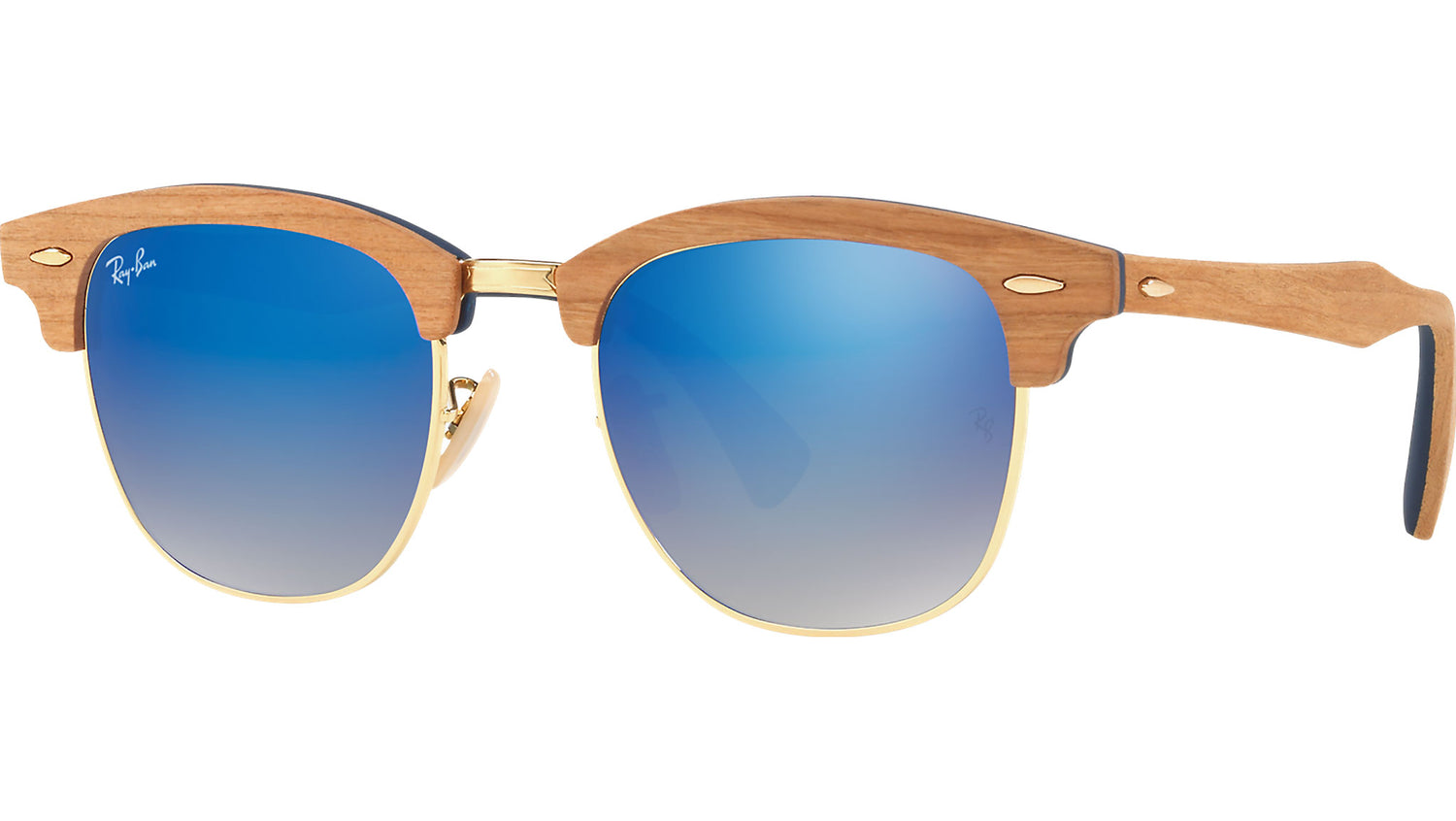 Clubmaster Wood RB3016M 11807Q Brown