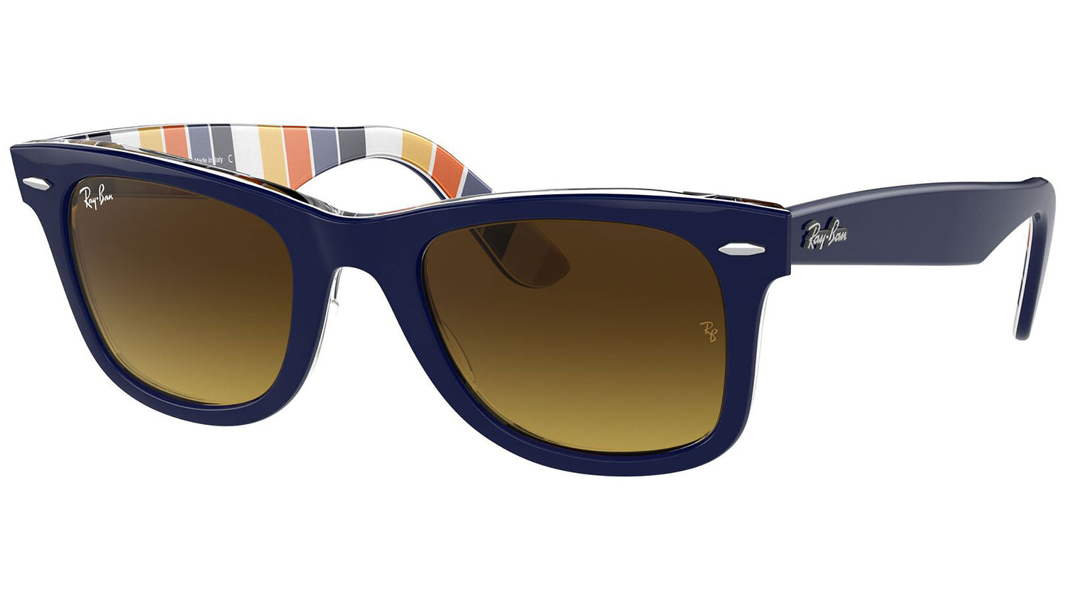 Original Wayfarer Color Mix RB2140 blue on stripes