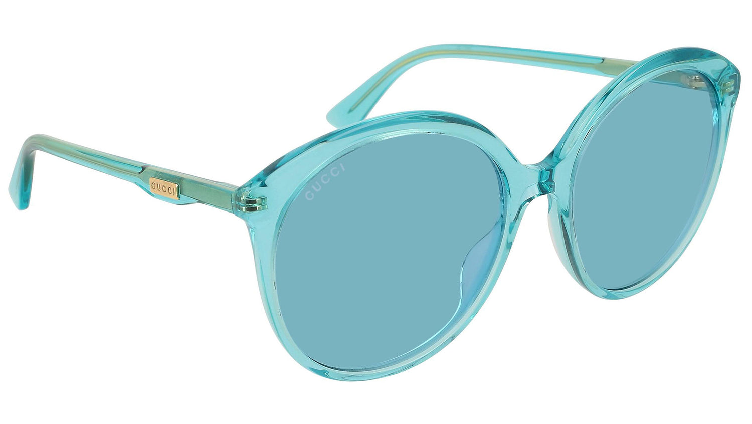 GG0257S transparent light-blue and azure