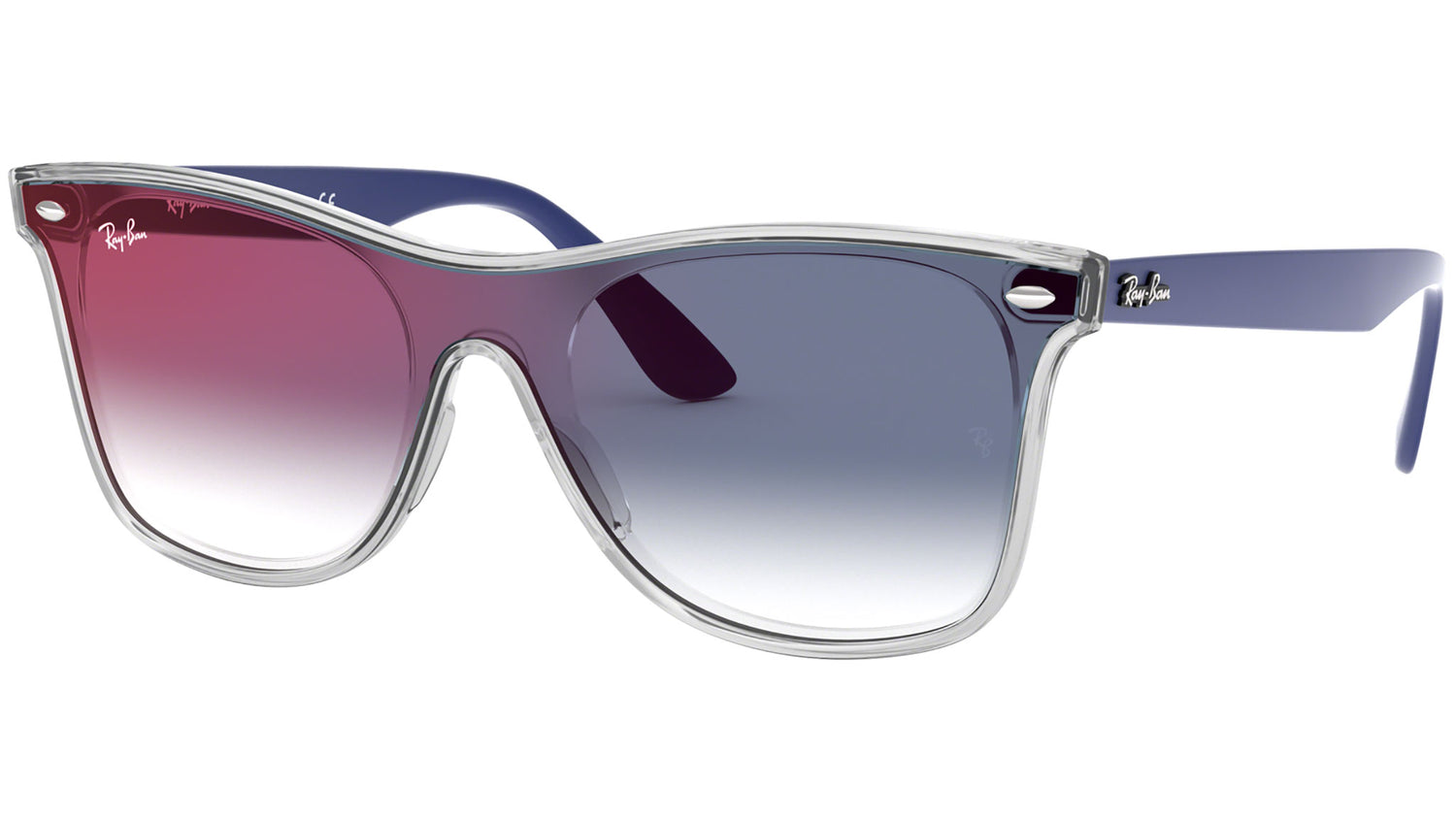 Blaze Wayfarer RB4440N matte trasparent blue