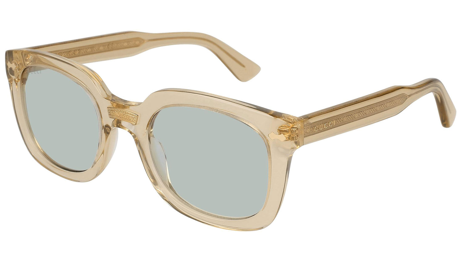 GG0181S transparent yellow and light azure