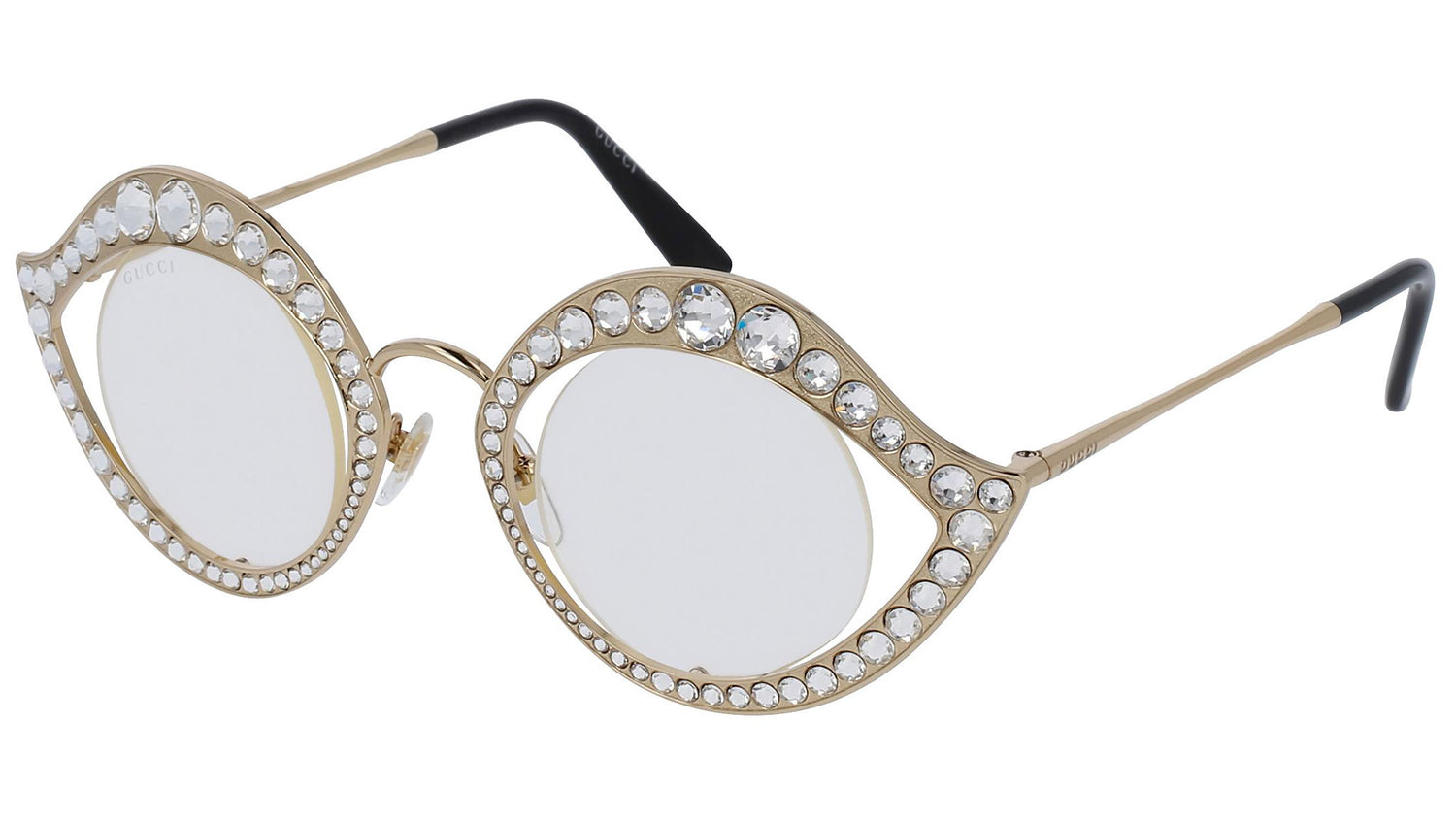 GG0046S crystal gold and clear