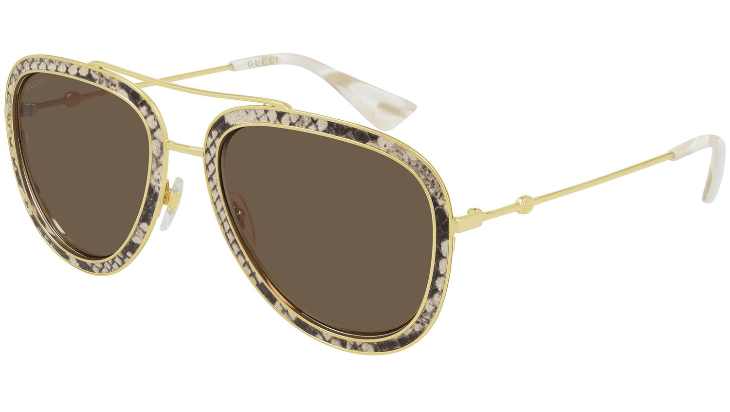 GG0062S LEATHER 001 shiny yellow
