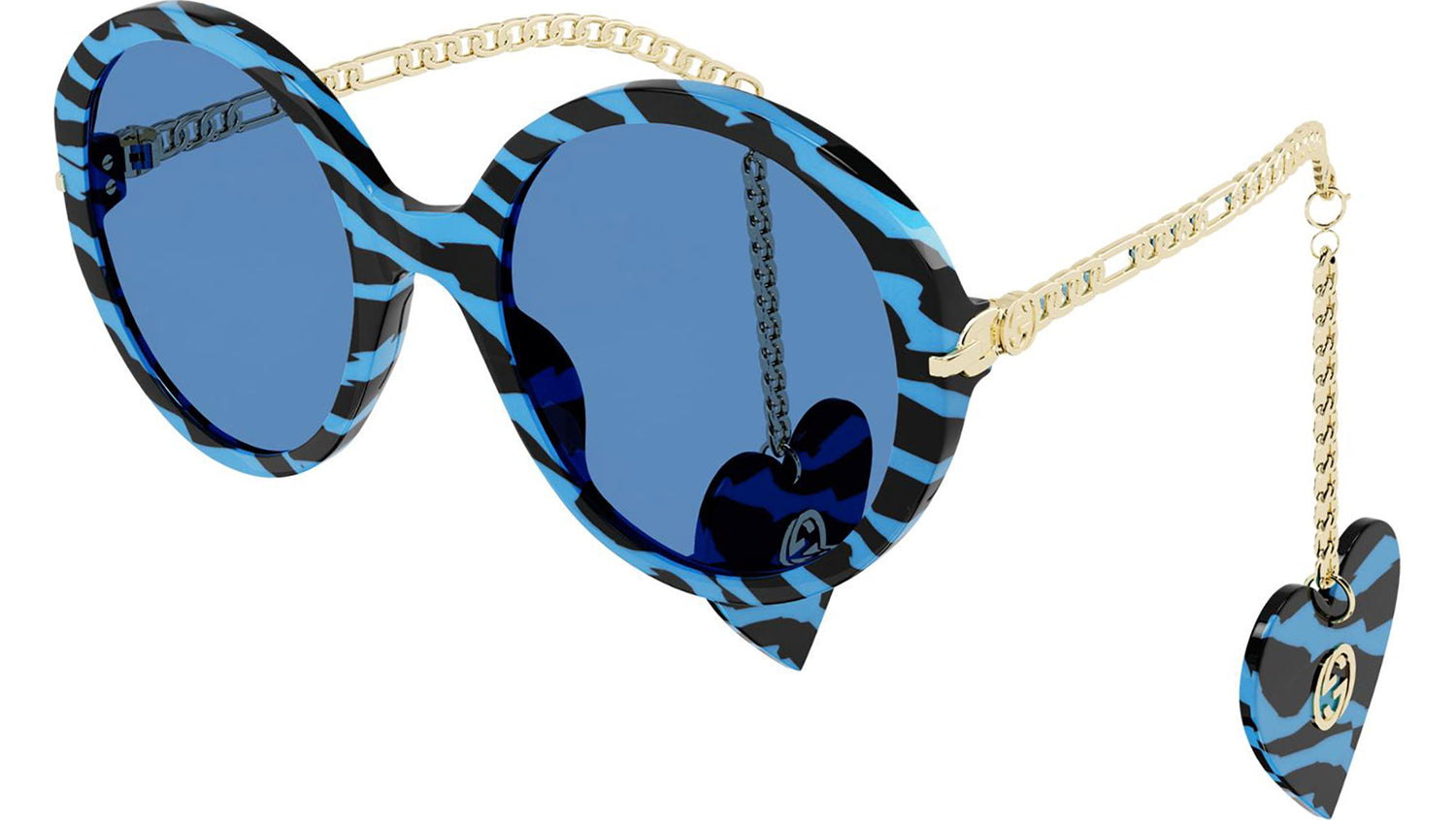 GG0726S 006 light-blue black