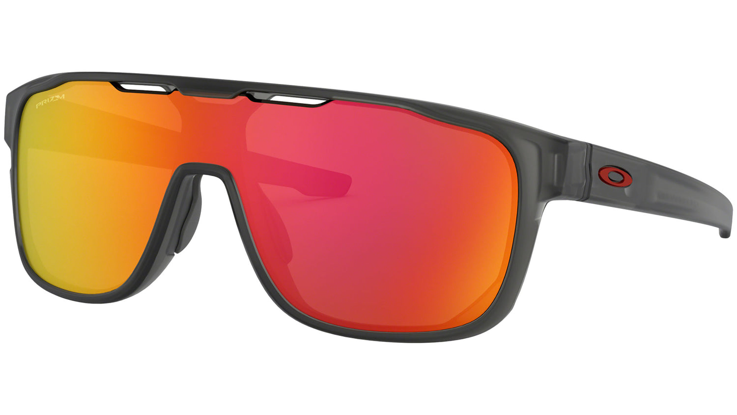 Crossrange Shield OO9387 04 matte grey smoke