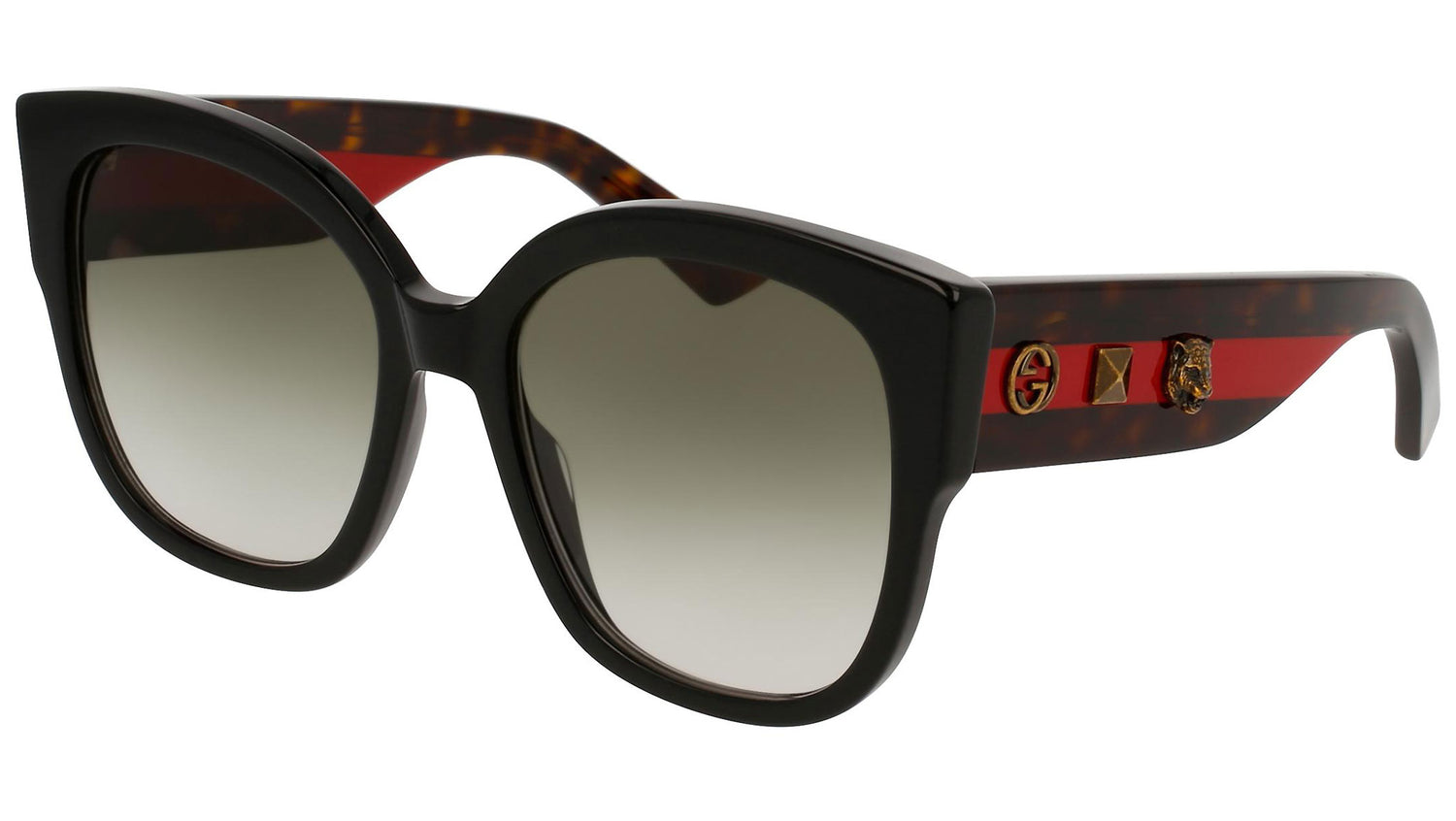 GG0059S shiny black and shaded green