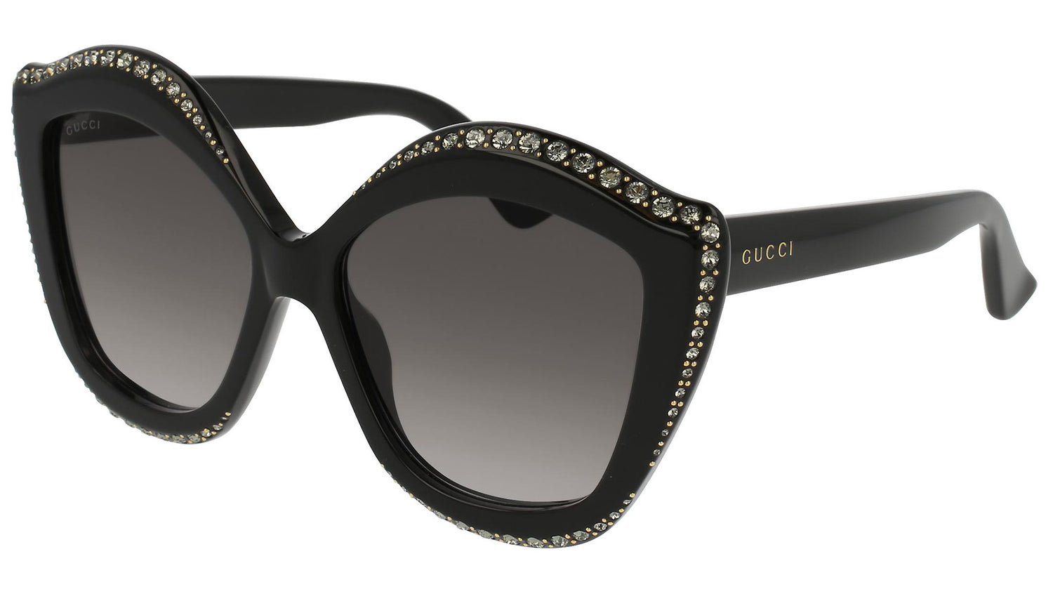 GG0118S shiny black and grey