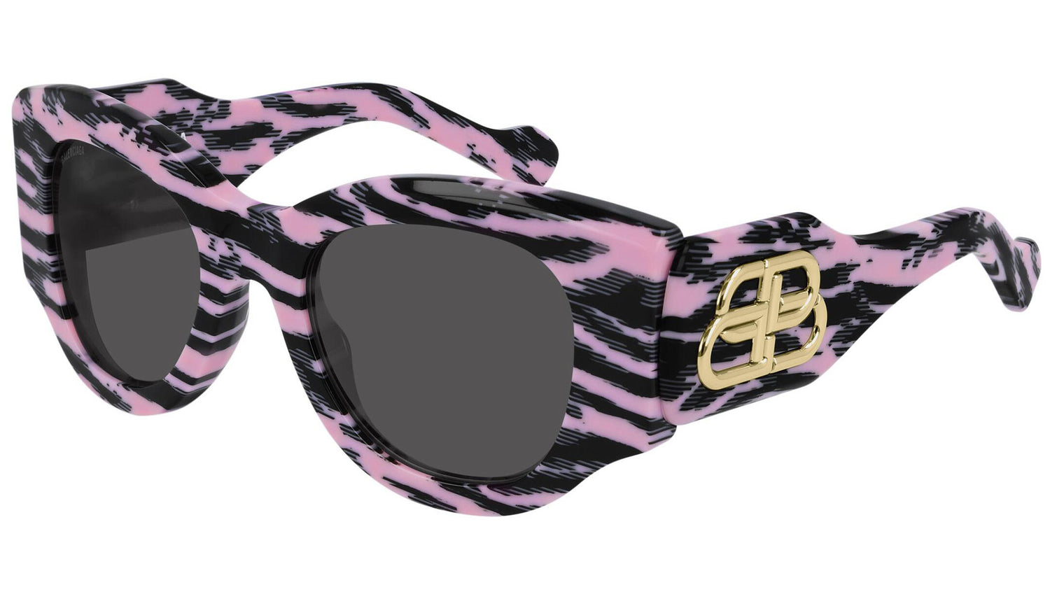 BB0070S 004 shiny black and pink zebra