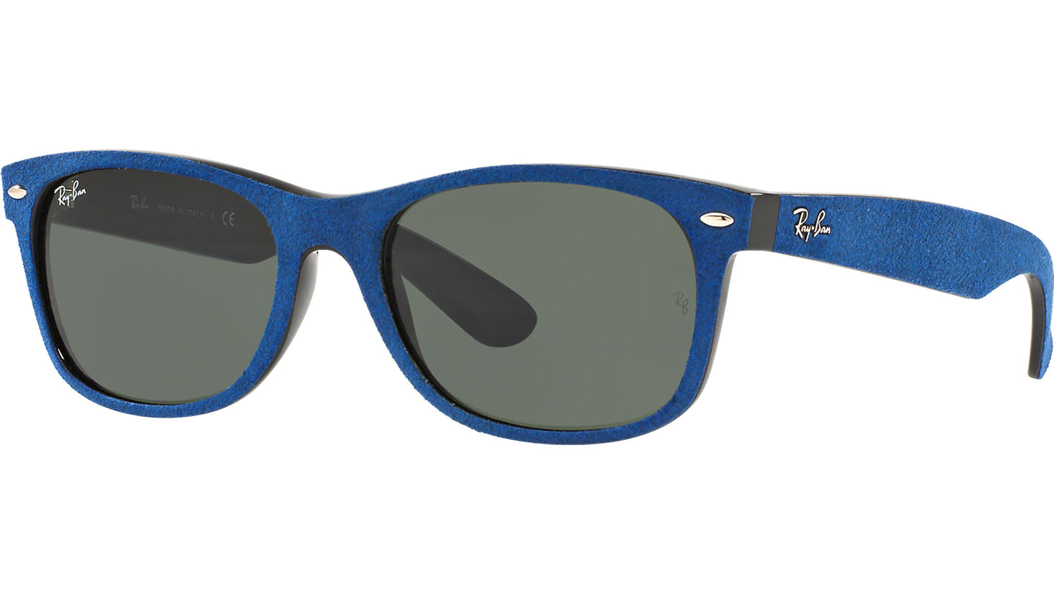 New Wayfarer RB2132 6239 black/top blue alcantara