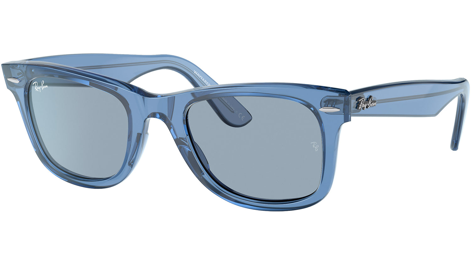 Wayfarer RB2140 658756 transparent blue