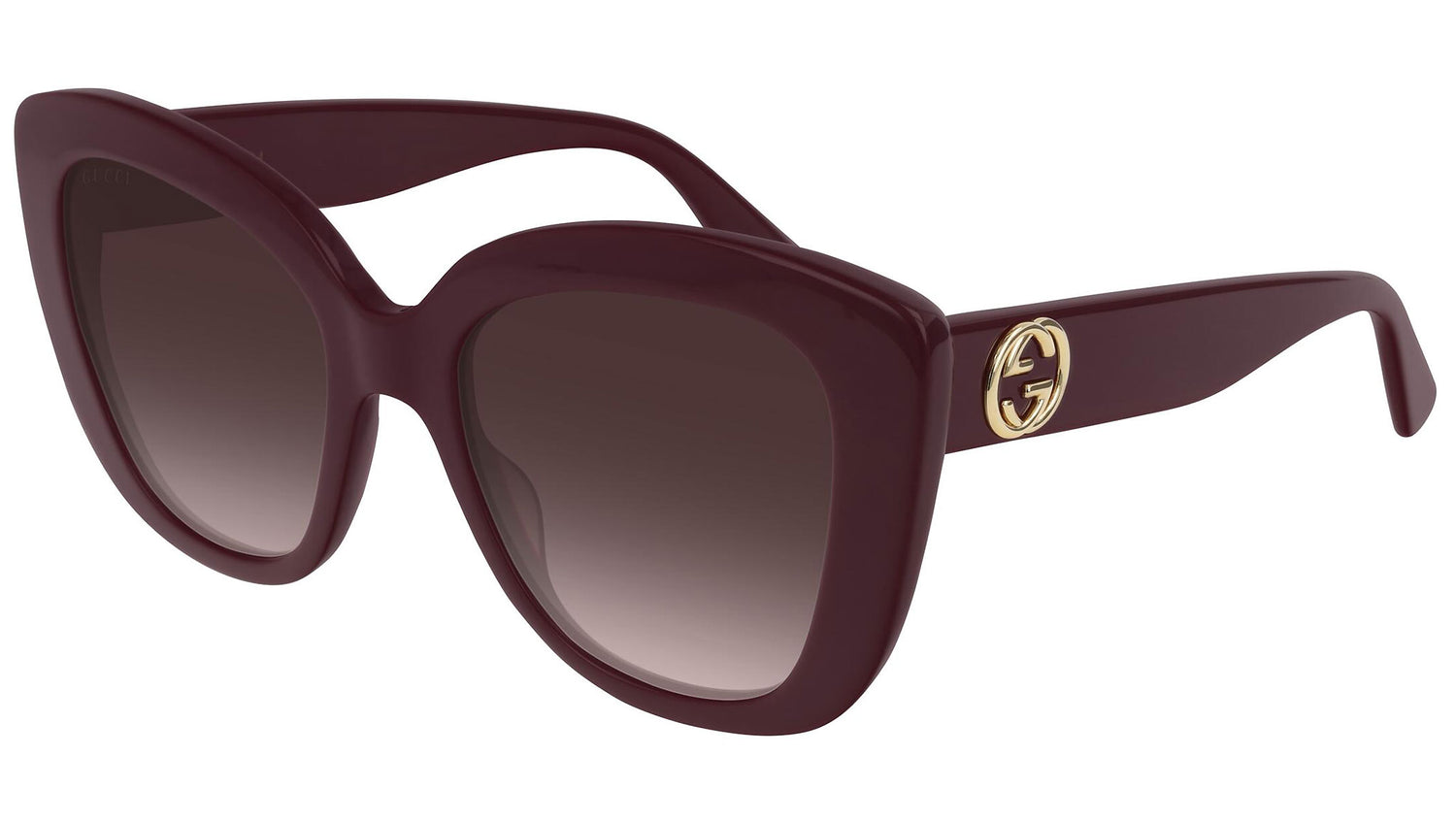 GG0327S shiny burgundy and burgundy