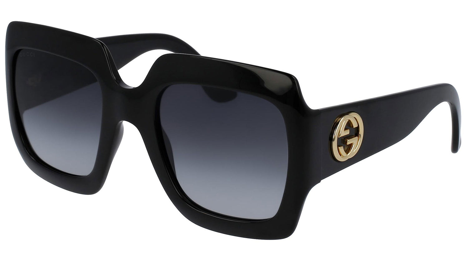 GG0053S shiny black and shaded dark grey