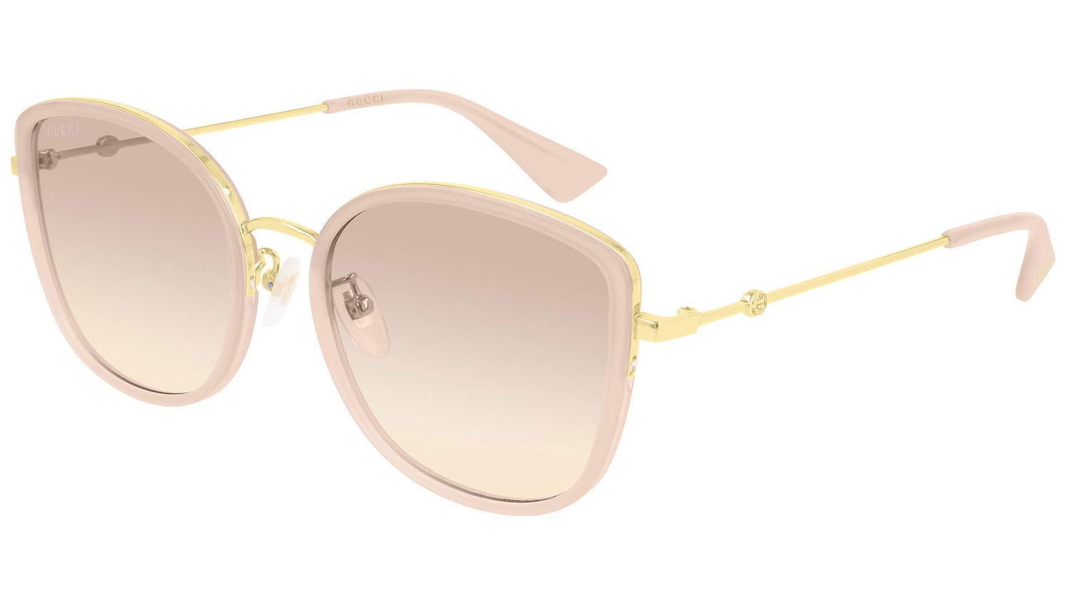 GG0606SK gold nude and nude