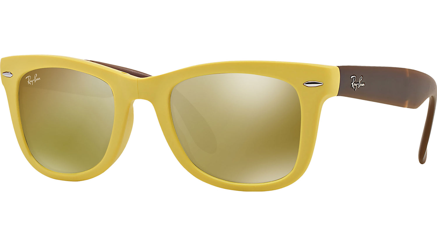 Wayfarer Folding Flash Lenses RB4105 605193 Yellow