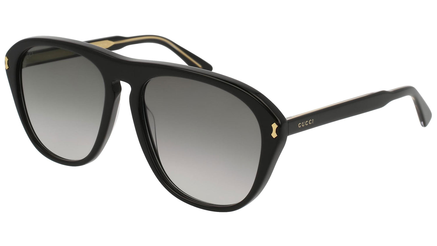 GG0128S shiny black and grey