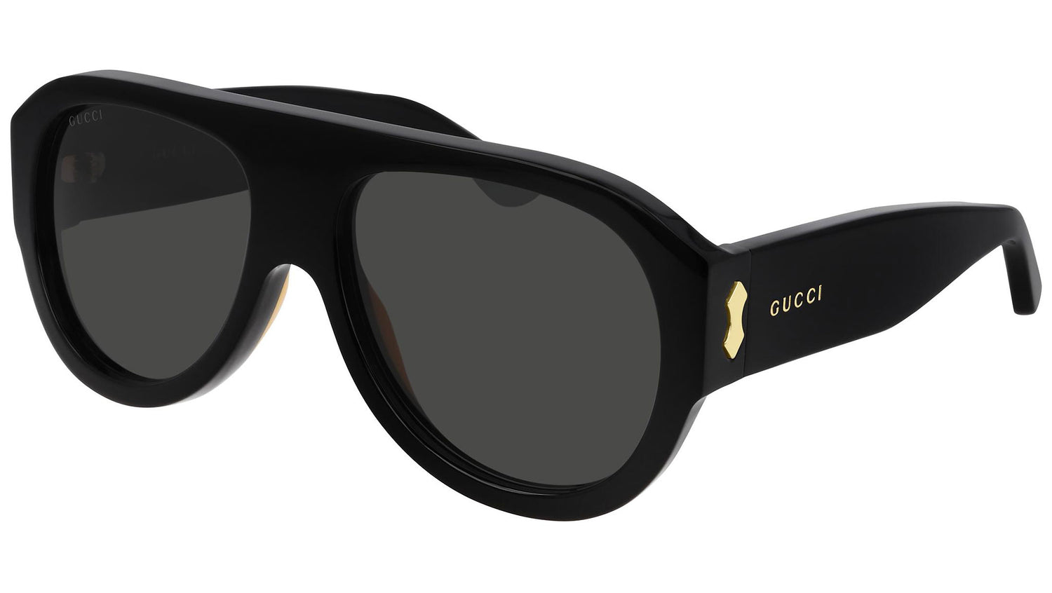 GG0668S shiny black and grey