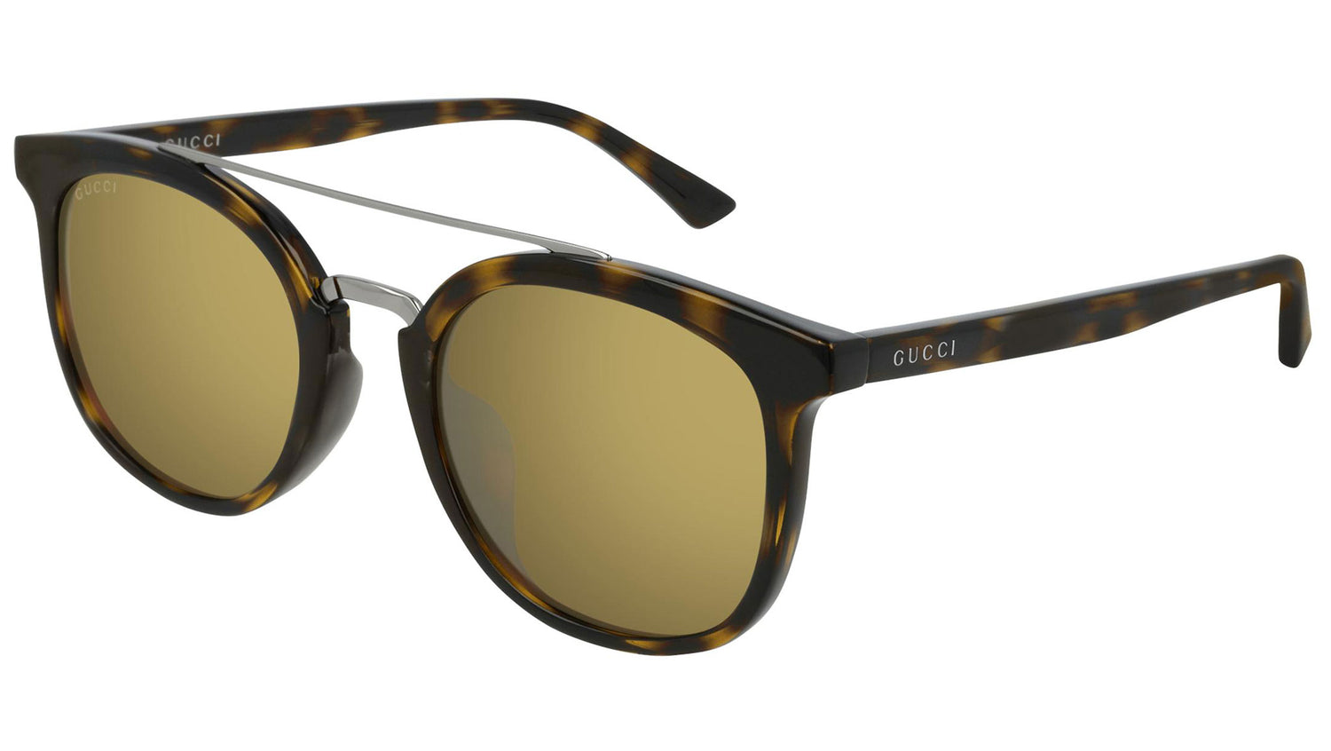 GG0403SA ruthenium tortoise and brown + flash gun metal