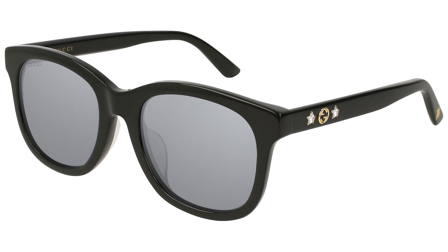 GG0346SA shiny black and grey + silver