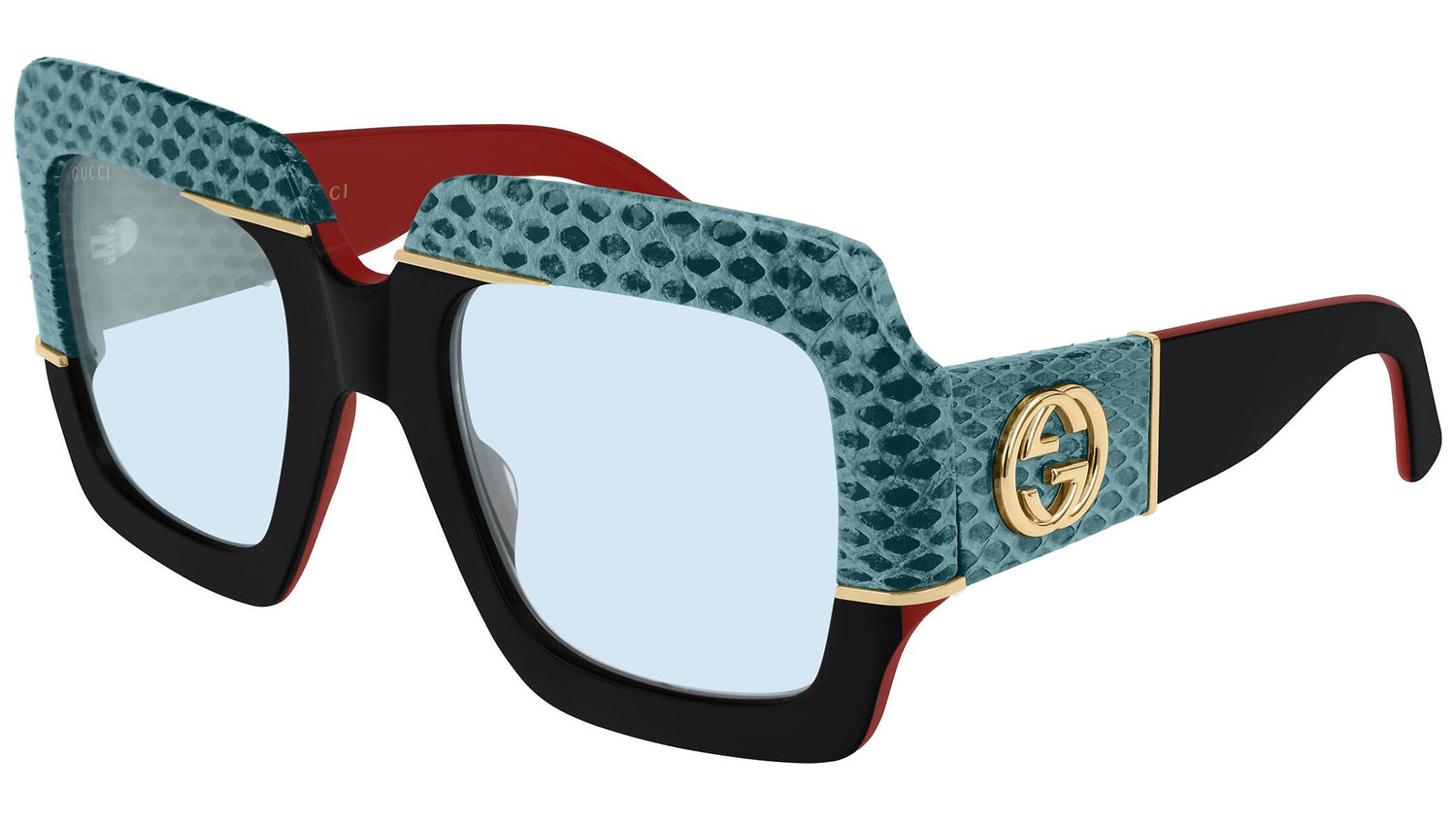 GG0484S red black and light azure