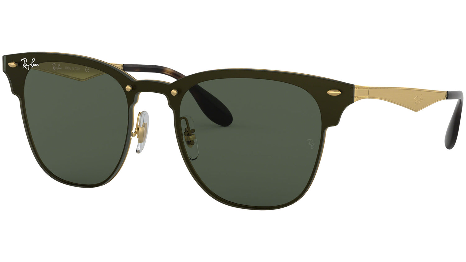Blaze Clubmaster RB3576N black polished gold