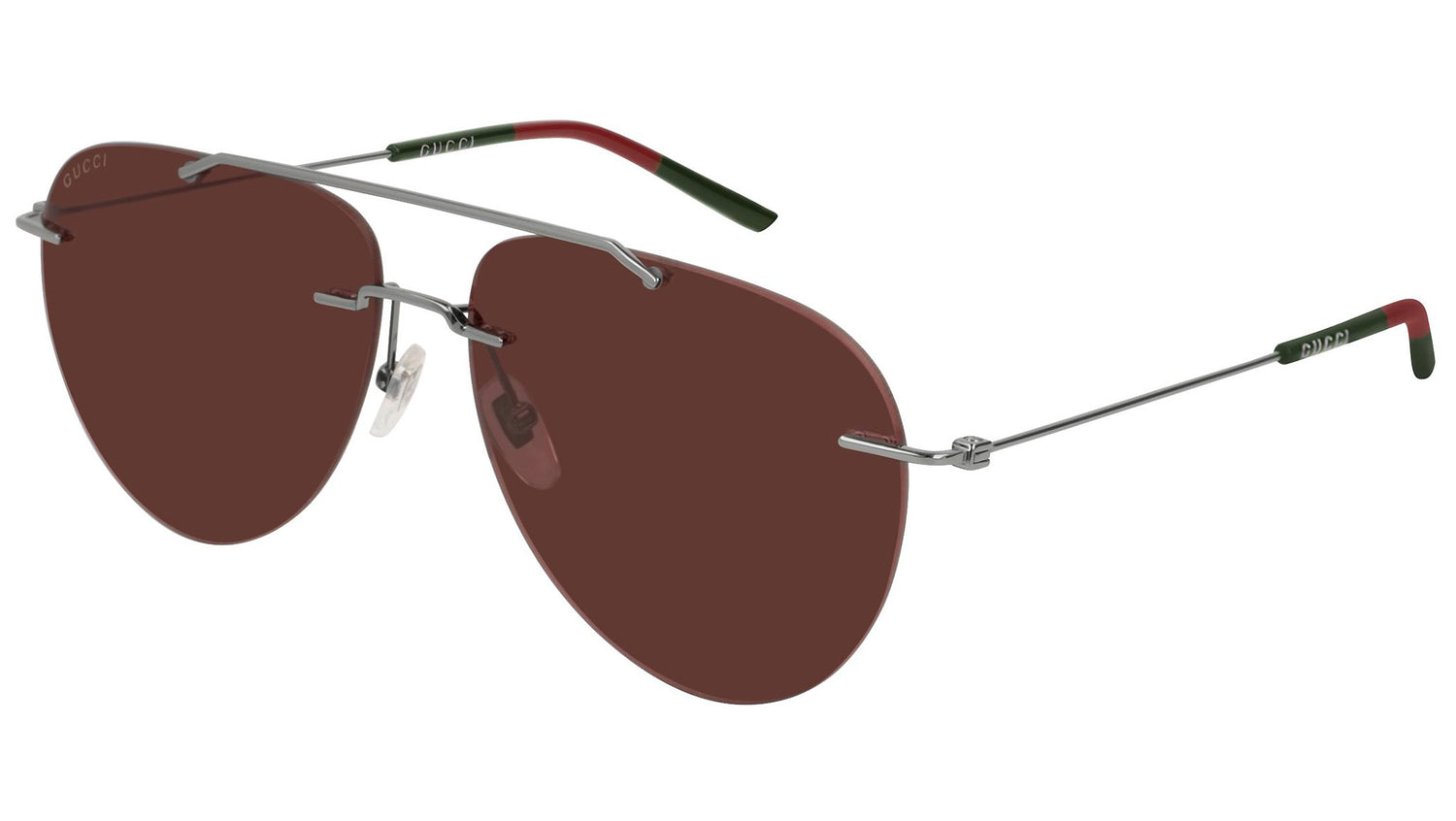 GG0397S shiny ruthenium and burgundy
