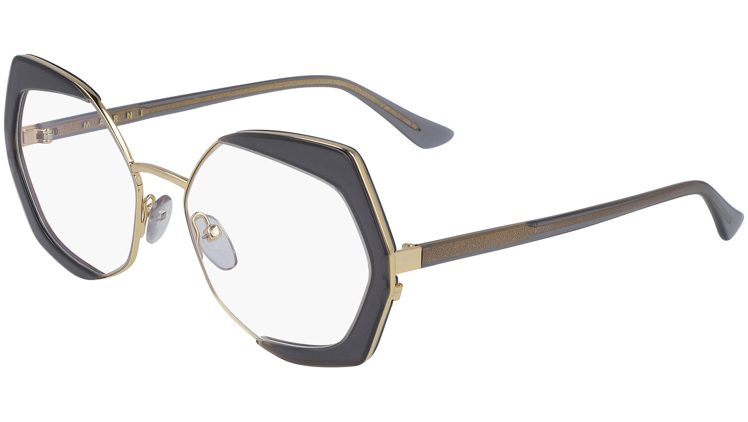 ME2628 035 shiny gold and milky grey