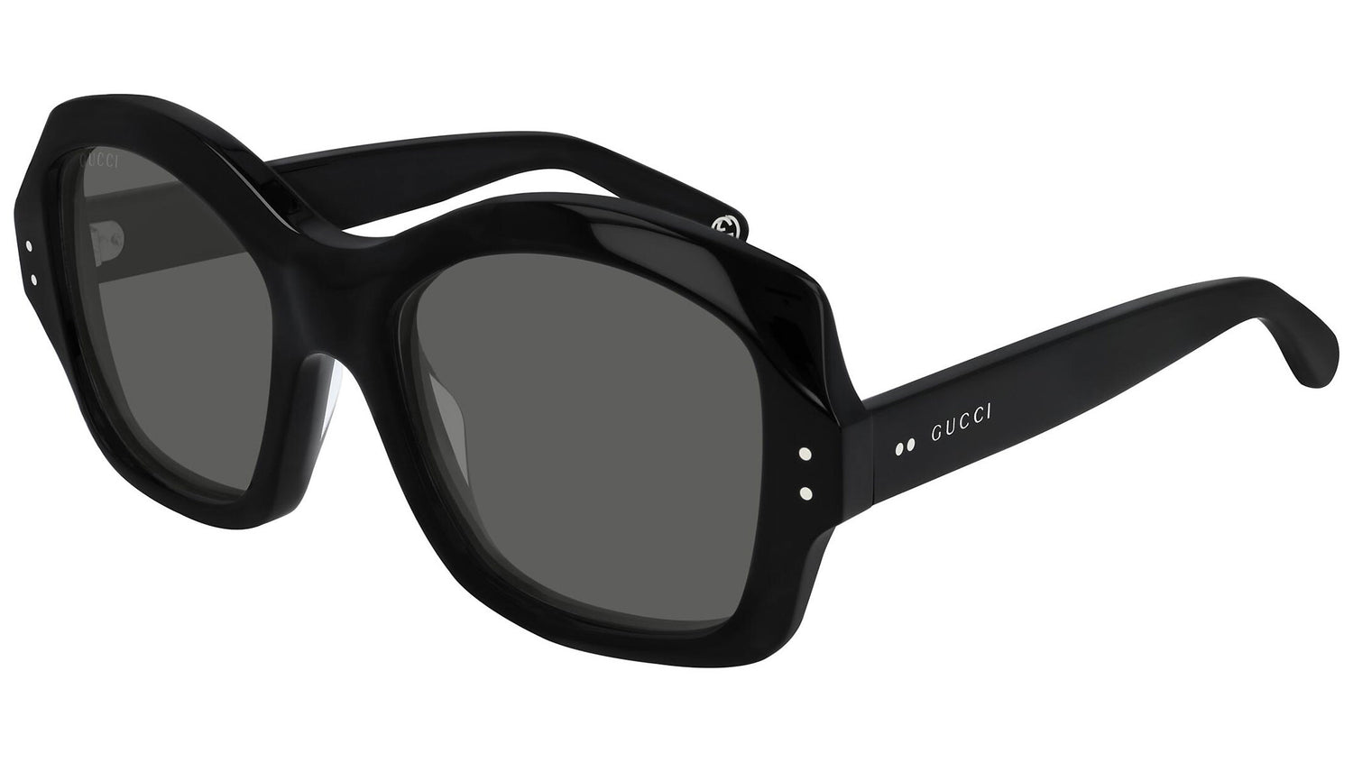 GG0624S shiny black and grey