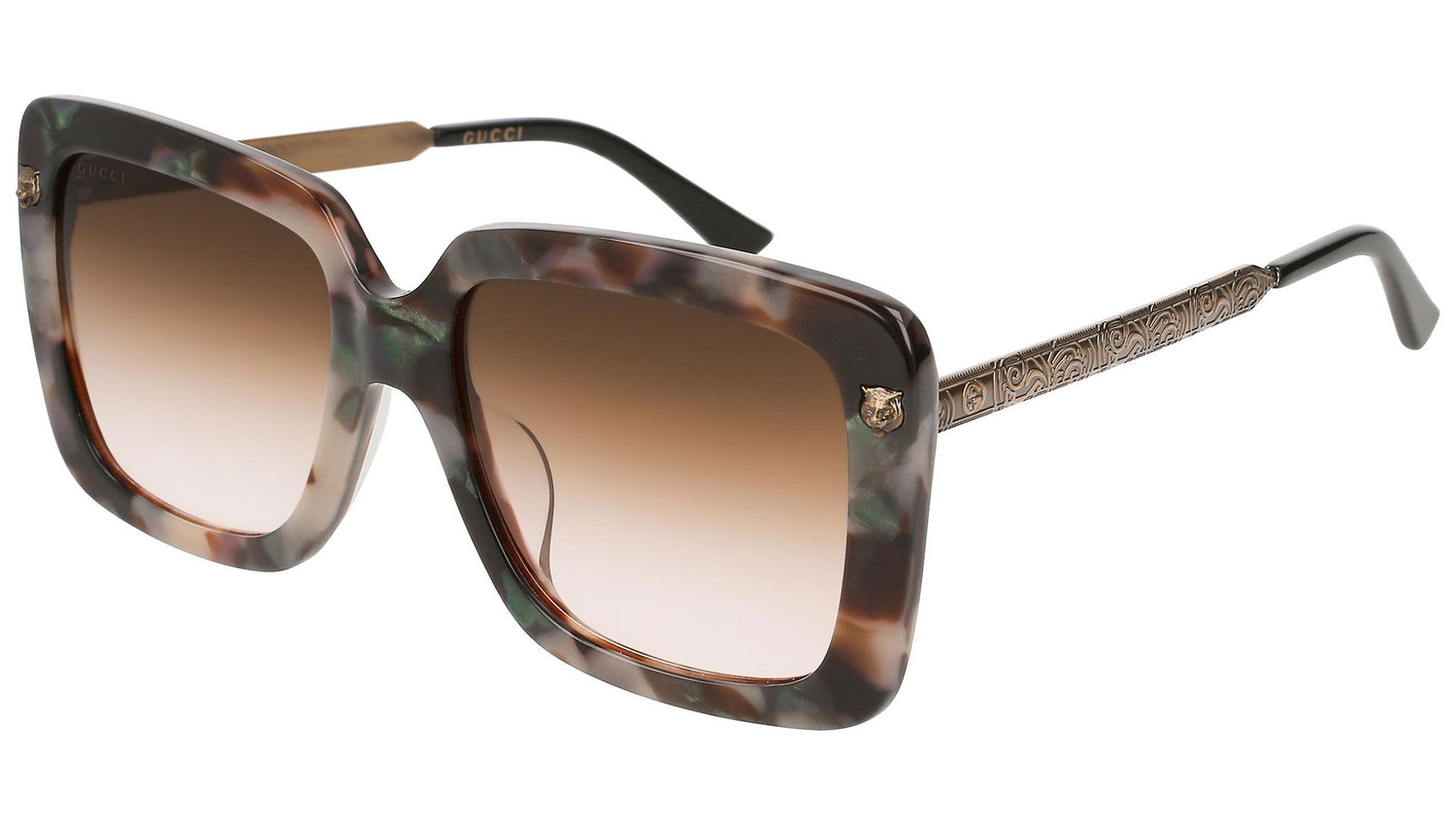GG0216SA green tortoise and brown