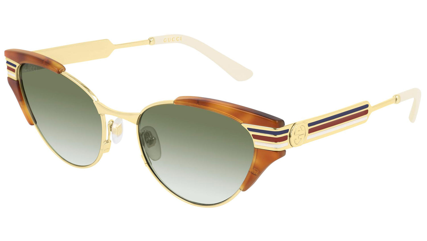 GG0522S shiny tortoise and green