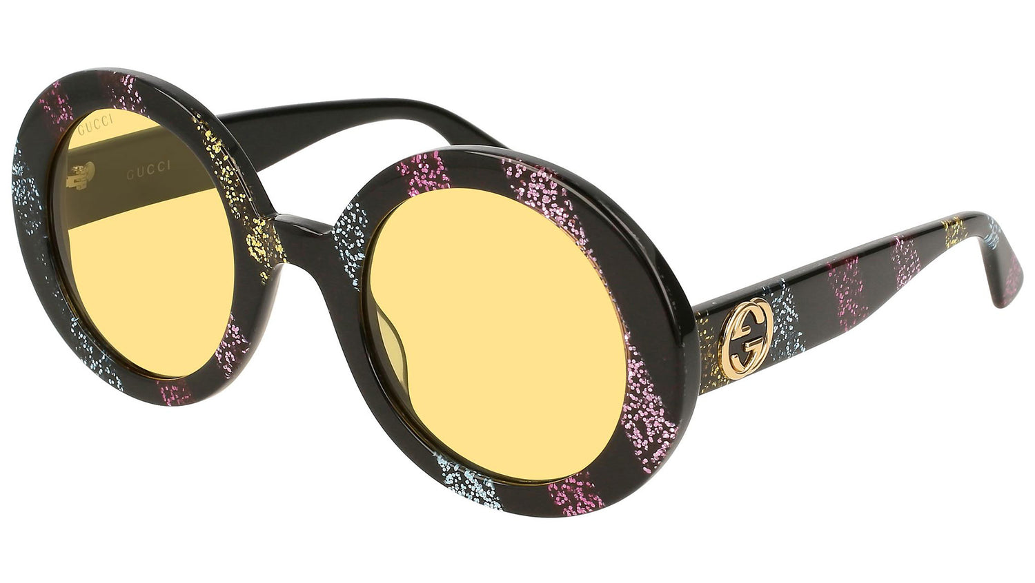 GG0319S glitter multicolor and yellow