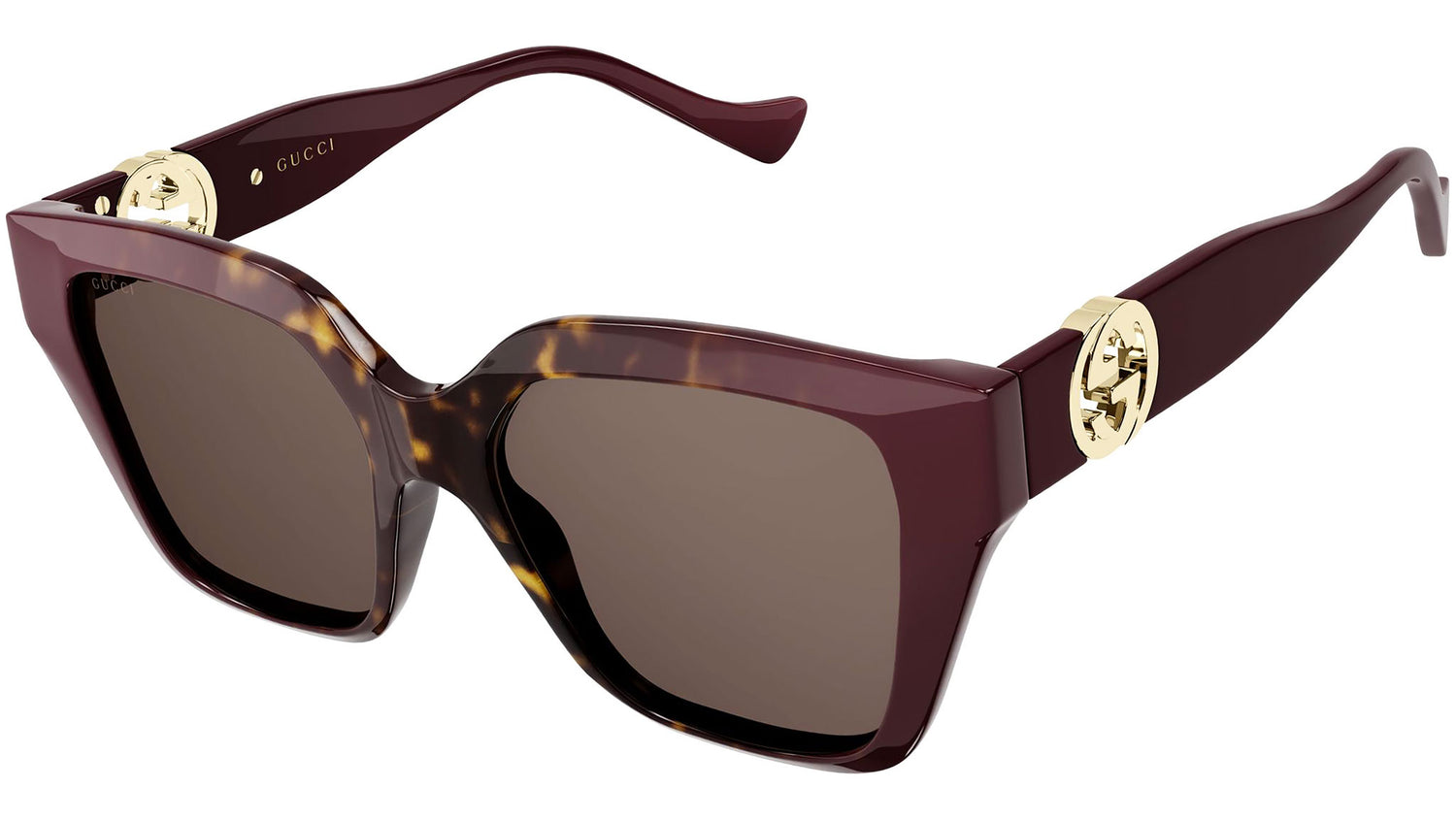 GG1023S 003 burgundy tortoise