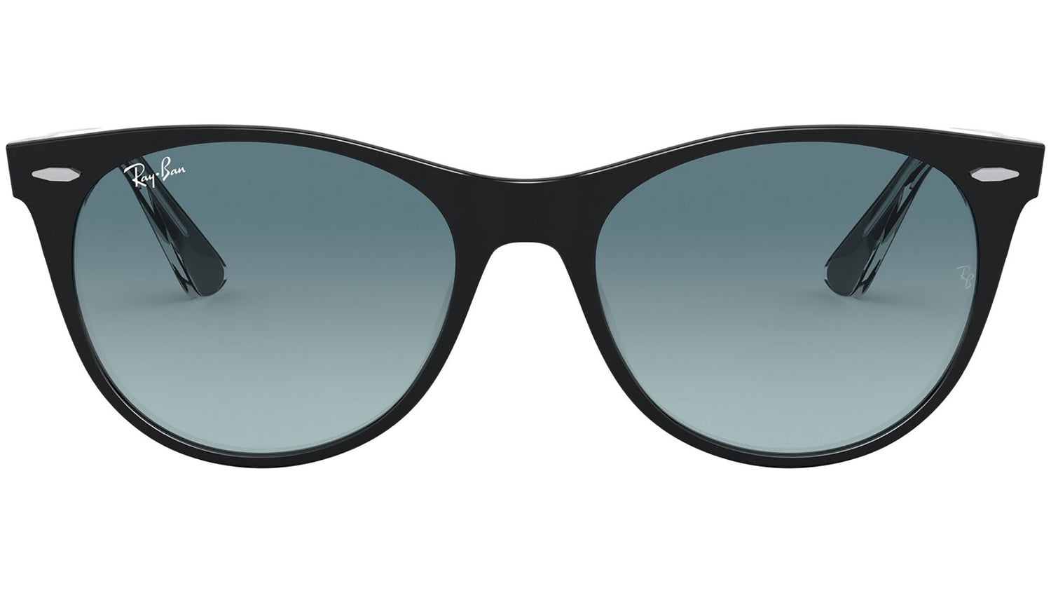Wayfarer II RB2185 12943M black on transparent