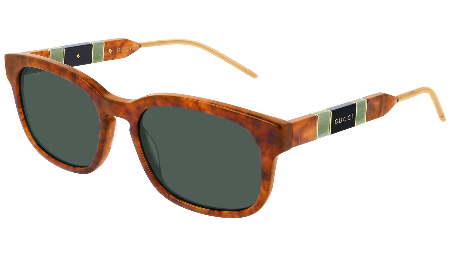 GG0602S shiny tortoise and green