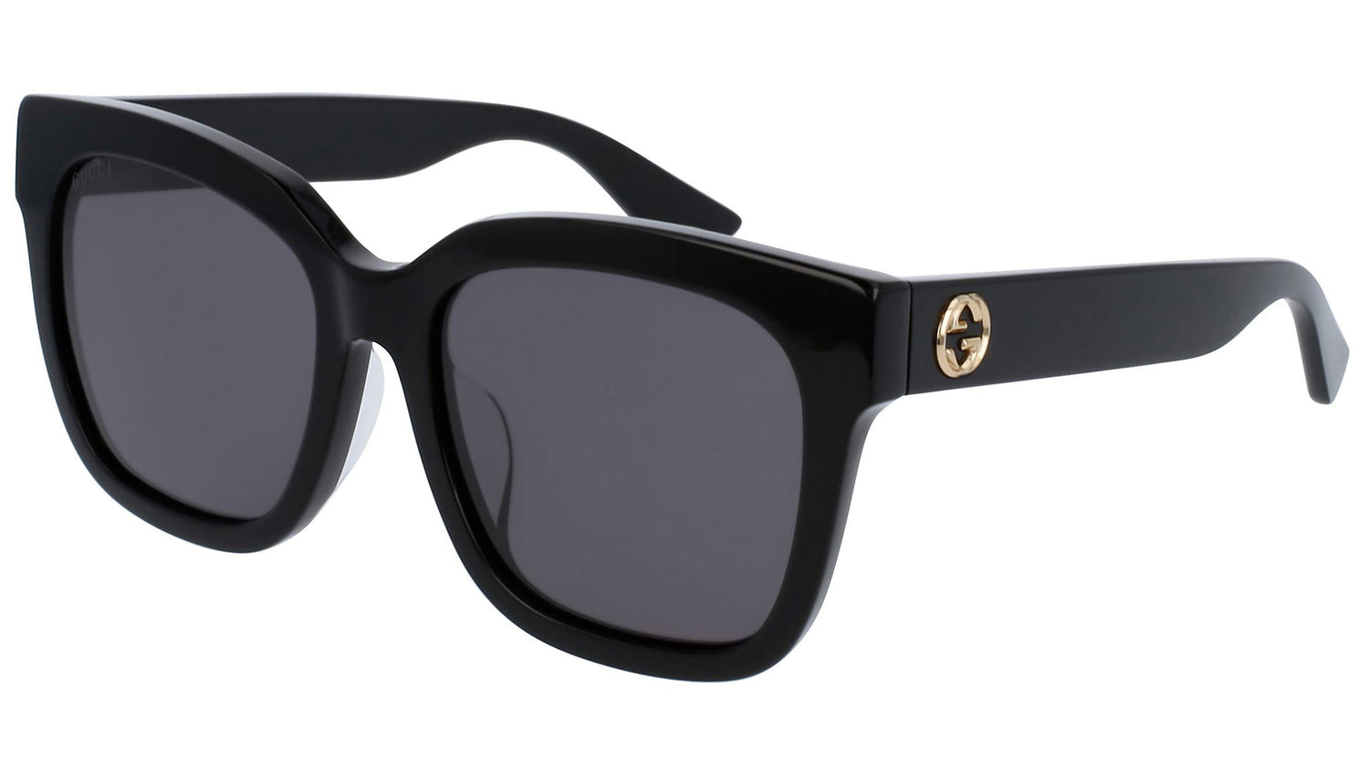 GG0034SA shiny black and grey
