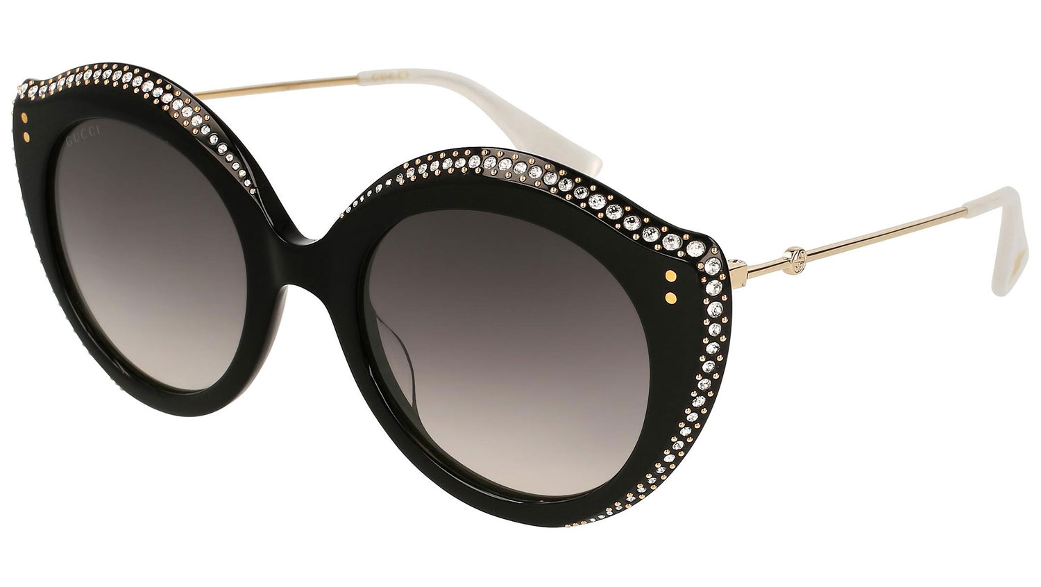 GG0214S shiny black and grey