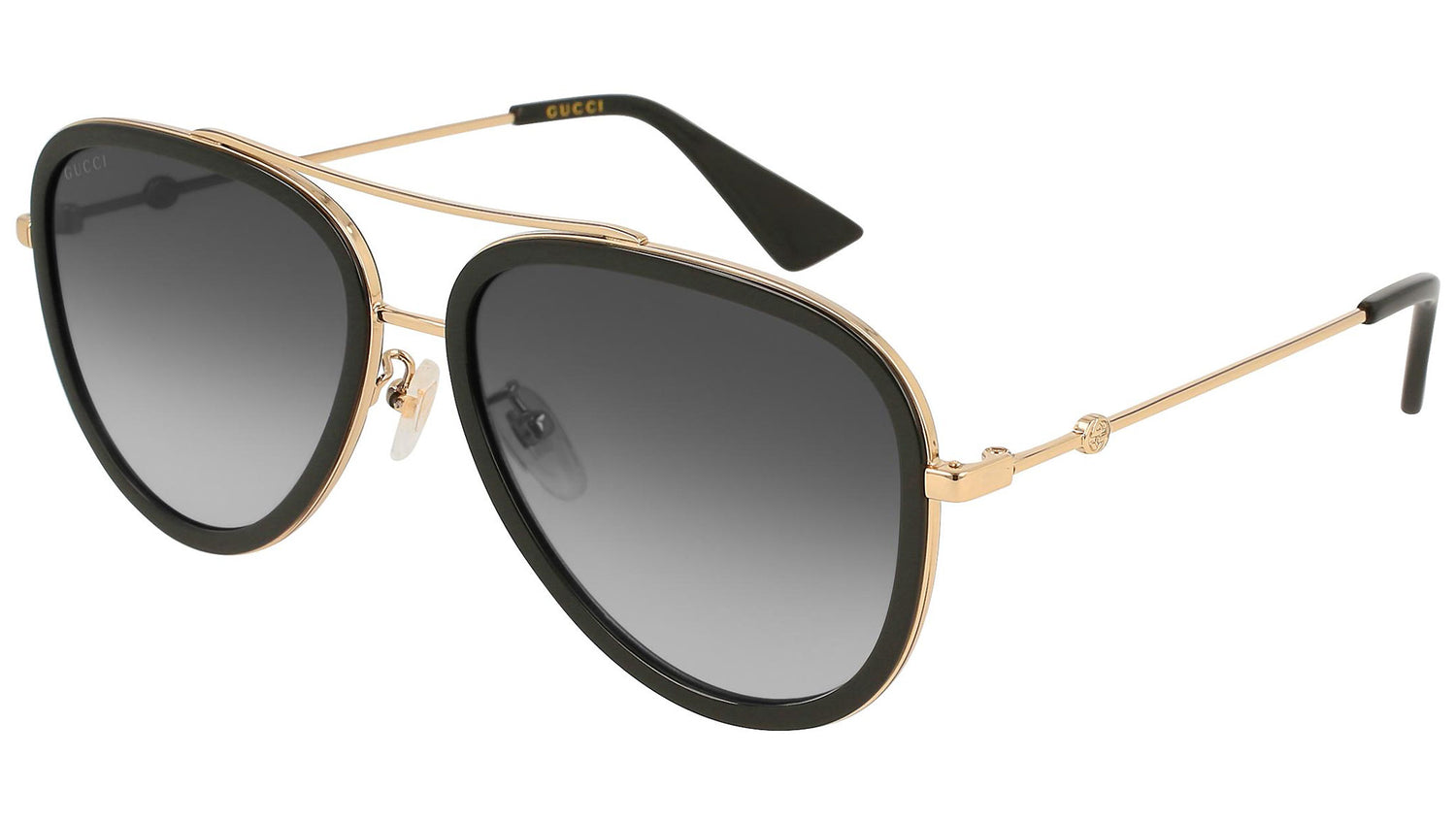 GG0062S black gold and shaded grey