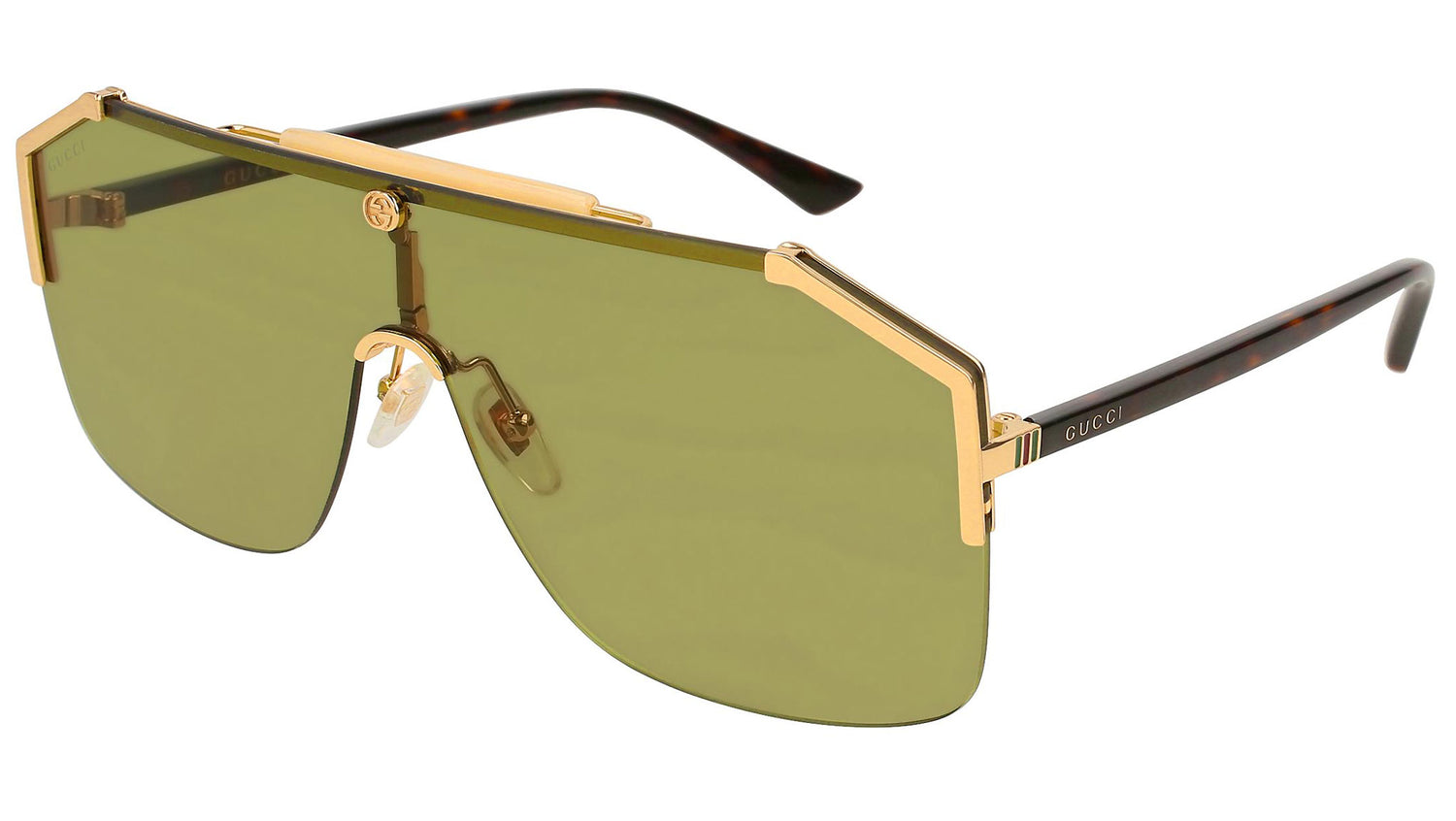 GG0291S beige gold and green