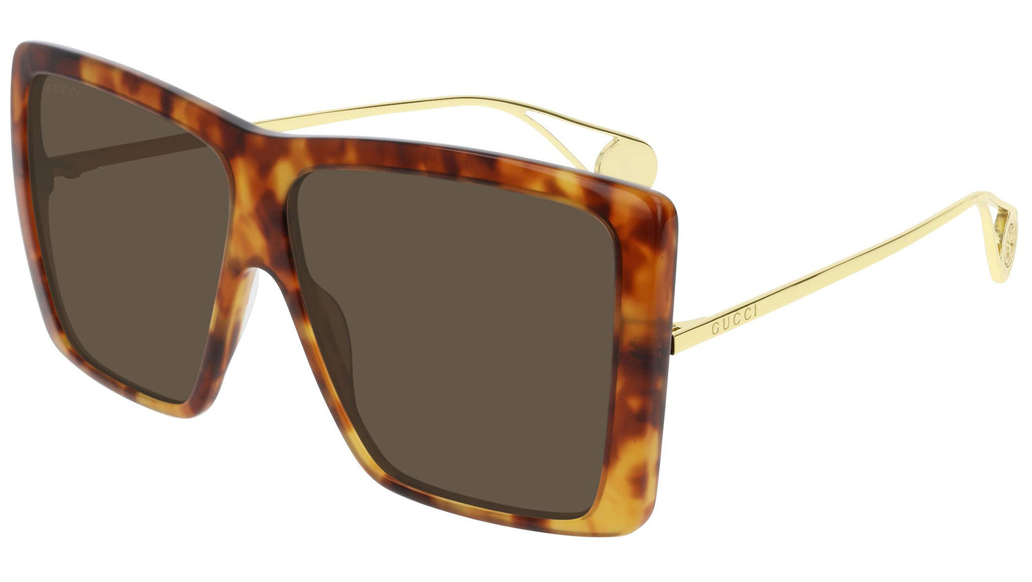GG0434S shiny tortoise and brown