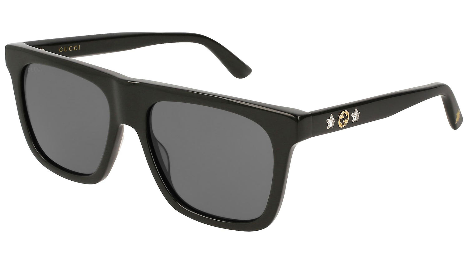 GG0347S shiny black and grey