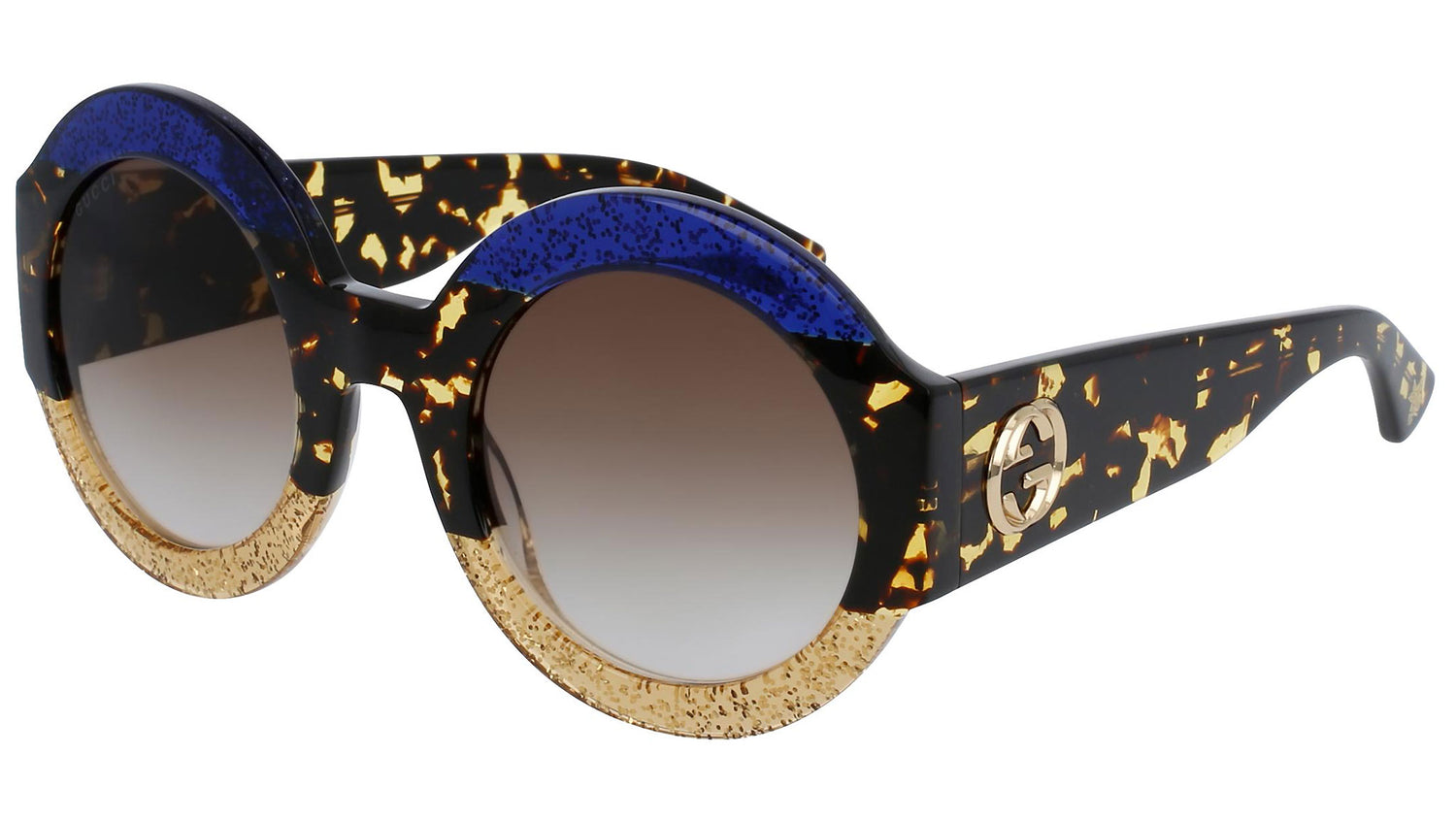 GG0084S gold blue and shaded brown