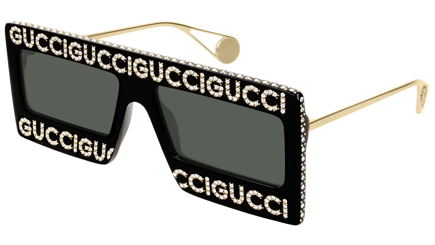 GG0431S shiny black and grey  inner violet